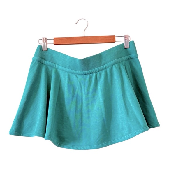 ANTHROPOLOGIE Daily Practice Refresh Pull On Mini Skort Kelly Green NEW - Picture 7 of 10